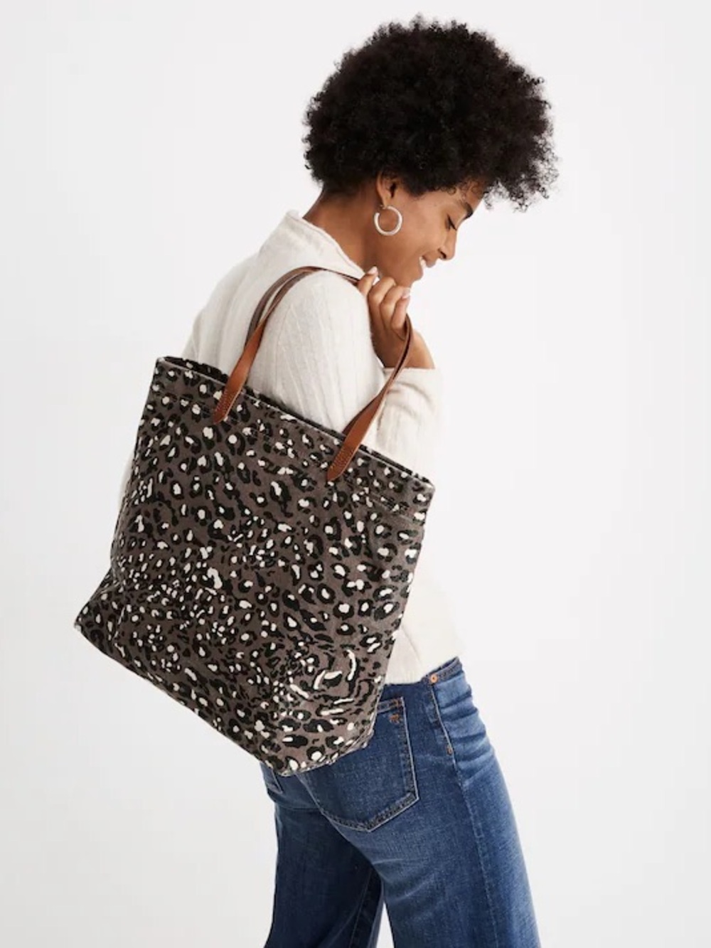 NWOT Madewell The Canvas Transport Tote: Print Edition